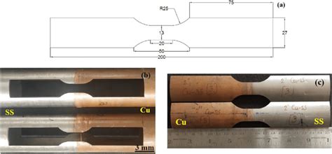 A Tensile Specimen Dimensions As Per Standard Of ASME Section IX