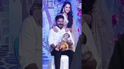 Cm Revanth Reddy Lovely Daughter Naimisha Rare Photos