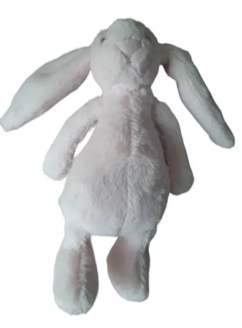 JELLYCAT BASHFUL PINK Bunny 8 Rabbit Soft Toy With Rattle Small 4127