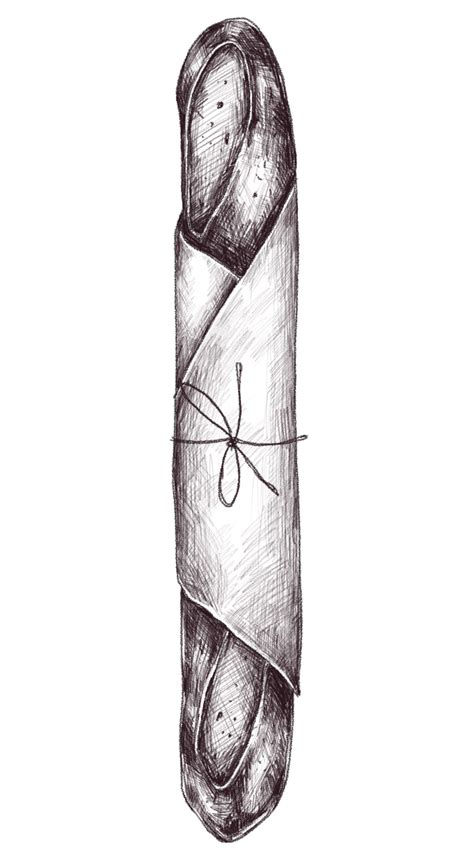 Boceto De Producto De Panadería De Dibujo De Pan 19859009 Png