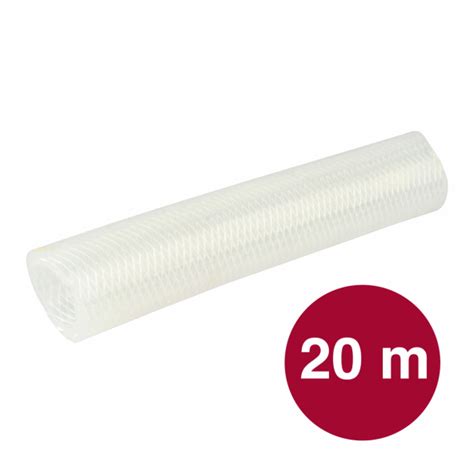 Tuyau en silicone renforcé 28 x 38 mm 20 mètres Brouwland