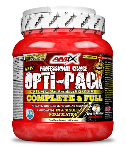 Amix Opti Pack Complete Full Packs Megaremedy