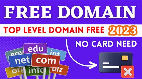 How To Get Free Top Level Domain Free Top Level Domain Free