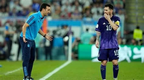 La tremenda confesión de Scaloni sobre Messi después del partido No