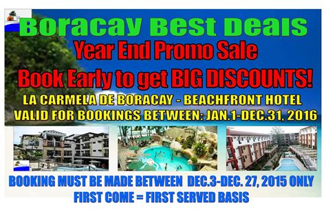 Boracay Beachfront Hotel Promo - La Carmela De Boracay