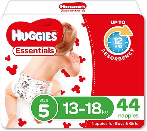 Huggies Essentials Nappies Size 5 (13-18kg) - Gensan Hygiene