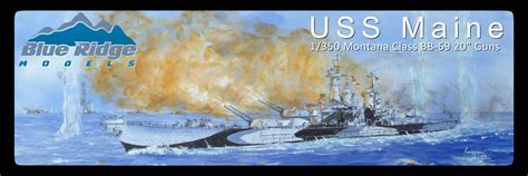 USS Maine BB-69 Montana Class Battleship with 20" Guns - Axis & Allies ForuMINI