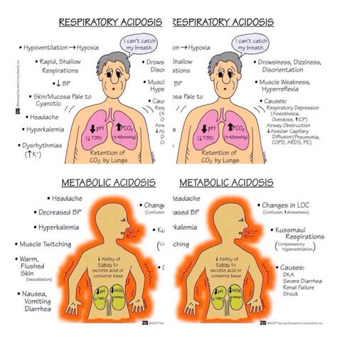 Metabolic Acidosis Respiratory Acidosis Nursing School Survival Nursing Mnemonics Nursing Notes