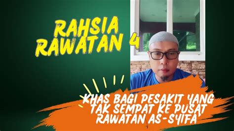 Rahsia Rawatan Khas Bagi Pesakit Yang Tak Sempat Pergi Pusat Rawatan