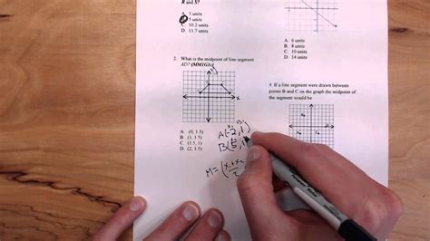 Midpoint And Distance Worksheet