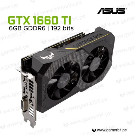 Asus Tuf Gaming Geforce Gtx 1660 Ti Evo Oc Edition 6gb Gddr6 Gamerbit