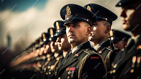 Premium Photo | Army Soldiers in Parade