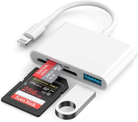 Amazon Apple Mfi Certified Sd Card Reader For Iphone Ipad Memory