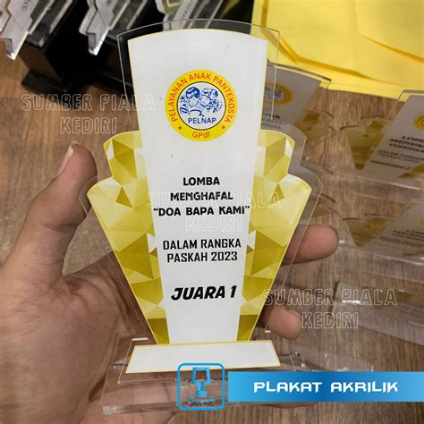 Jual AKRILIK PLAKAT BAHAN POLOS TINGGI 20CM Vandel Akrilik Polos Tebal