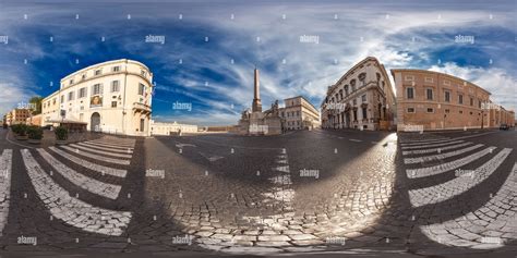 360° view of Square of Quirinale - Alamy