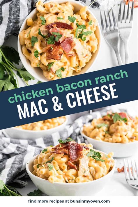 Chicken Bacon Ranch Mac And Cheese Recipe Chicken Bacon Ranch Easy