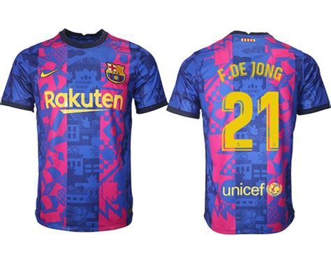 Mens Barcelona Frenkie De Jong Training Suit Aaa Version