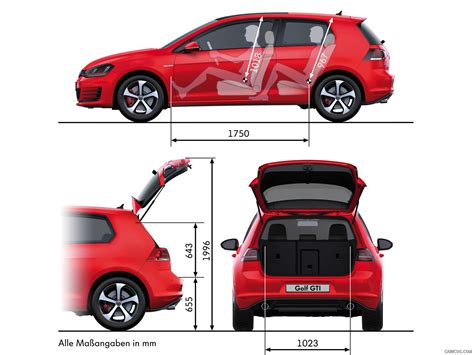 Volkswagen Golf Gti Vii Dimensions Caricos