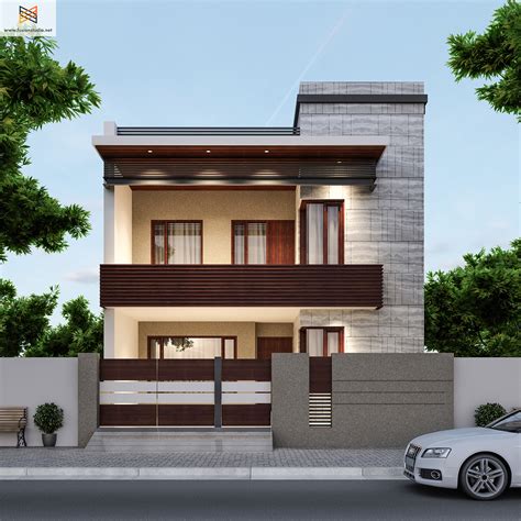 250 Yards House Elevation :: Behance