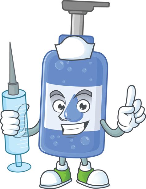 Handsanitizer Cartoon Character Vector Art At Vecteezy