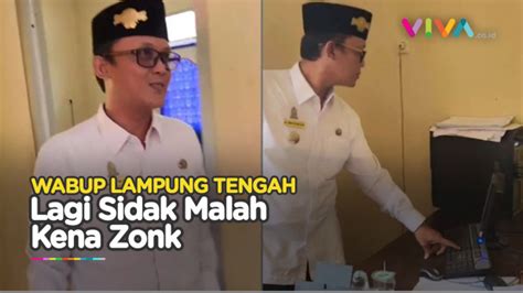 Sidak Ke Kantor Kecamatan Wabup Lampung Tengah Kena Zonk Vlix Id