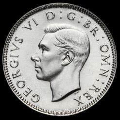 George Vi Silver English Shilling G Ef