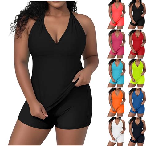 AVTOIFY Split Solid Casual Size Strappy Back Plus Color Women's