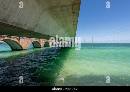 Florida Keys Old Overseas Highway Bridge Bridge to Nowhere old 7-mile bridge with missing ...