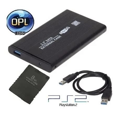 Hd Externo para PS2 500gb 511 Jogos Memory Card Opl Frete Grátis