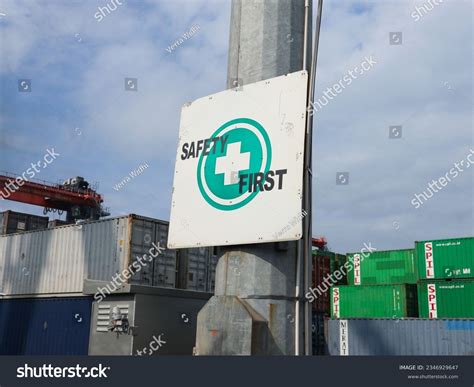 Safety First Sign Port Images Stock Photos Vectors Shutterstock