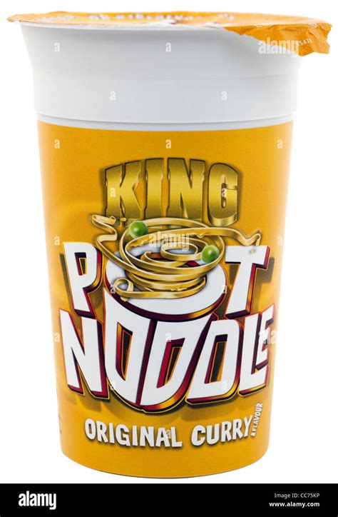 King Pot Noodle original curry flavour Stock Photo - Alamy