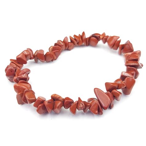 Red Jasper Chip Bracelet