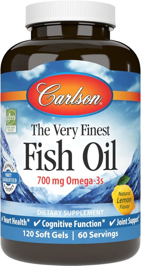 Carlson The Very Finest Fish Oil 700 Mg Omega 3s