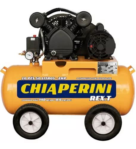 Compressor De Ar Pes Rex T L Hp Trif Sico Chiaperini Cor Amarelo