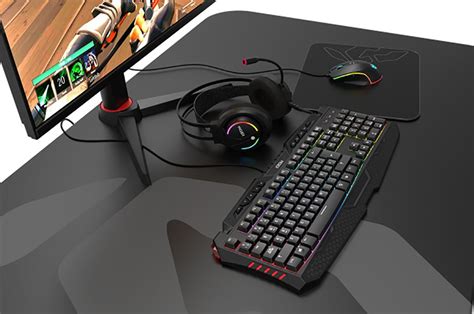 El Kit Ideal Para Gamers Krom Kritic Rgb Rainbow Gaming