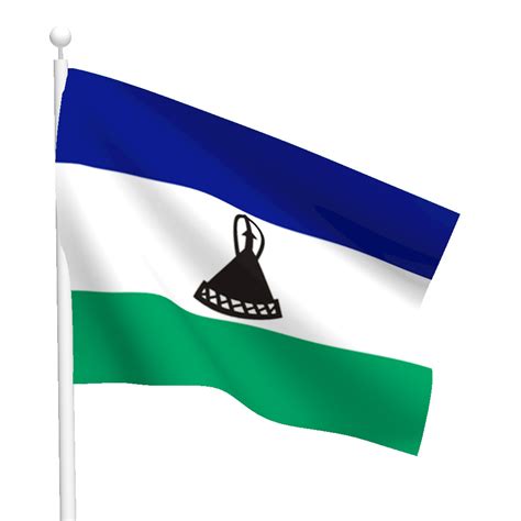 Lesotho Flag (Heavy Duty Nylon Flag)