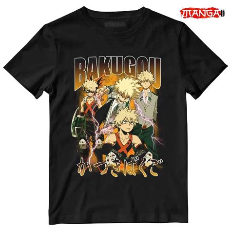 My Hero Academia Shirt Katsuki Bakugo Kacchan Boku No Hero Manga My