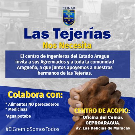 Colegio De Ingenieros De Venezuela On Twitter La Solidaridad Con