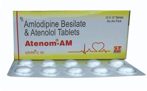 Amlodipine 5mg Atenolol 50mg Tablet At Rs 62 Box Atenolol Tablets In