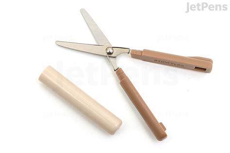 Sun Star Stickyle Scissors Compact Type Brown X Beige Jetpens