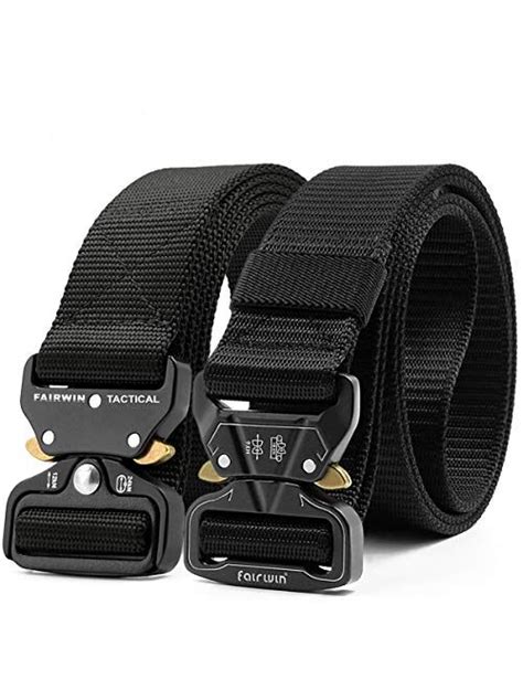 Buy Fairwin Tactical Belt 2 Pack 1 5 Inch Military Tactical Belts For