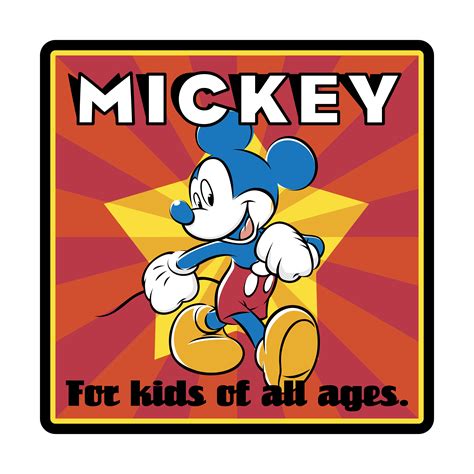 Mickey Mouse Logo PNG Transparent & SVG Vector - Freebie Supply