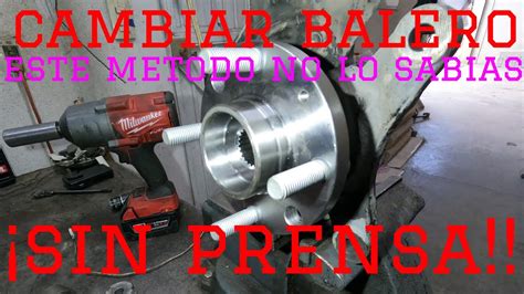 Balero Doble Sin Prensa Hidr Ulica Sin Golpes Youtube