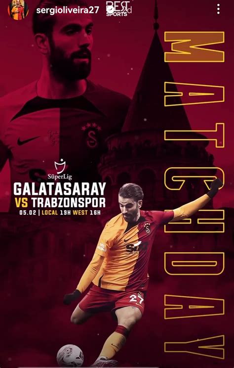 Galatasaray Facts on Twitter Sergio Oliveira nın maç günü paylaşımı