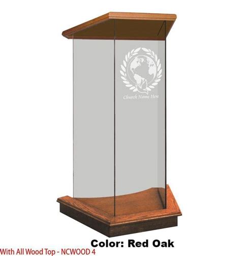 Glass Pulpit Nc2nc2g Prestige The Lectern Podium Lectern Podiums Direct