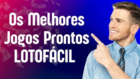 Jogos prontos Lotofácil TODOS OS DIAS YouTube