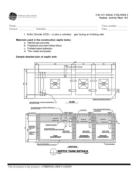 SOLUTION Septic Tank Definition Parts Size Calculation Studypool