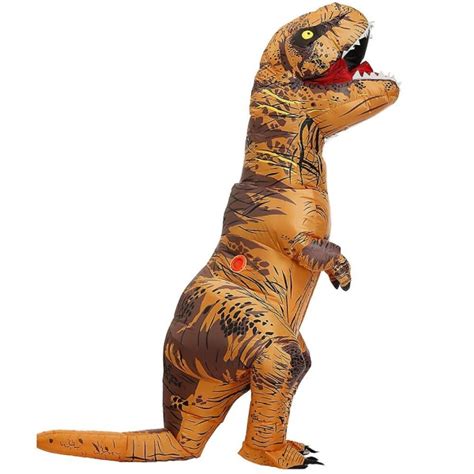 Tyrannosaurus Rex Dräkt Uppblåsbar Vuxen och Barnkostym Fr Kids 120cm