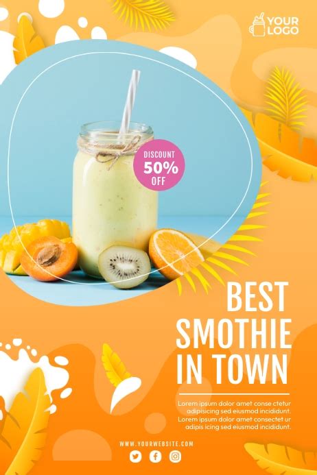 Copy Of Smoothie Drinks Postermywall