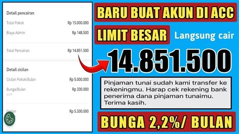 Pinjol Resmi Ojk Mudah Cair Limit Besar Tenor Panjang Pinjaman